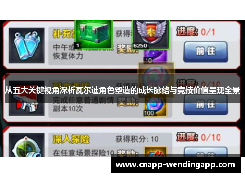 从五大关键视角深析瓦尔迪角色塑造的成长脉络与竞技价值呈现全景 从五大关键视角深析瓦尔迪角色塑造的成长脉络与竞技价值呈现全景